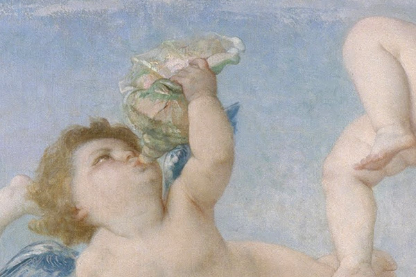 Die Geburt der Venus (Cabanel) Detailausschnitt 2